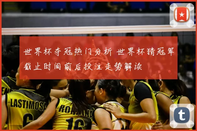 世界杯夺冠热门分析 世界杯猜冠军截止时间前后投注走势解读